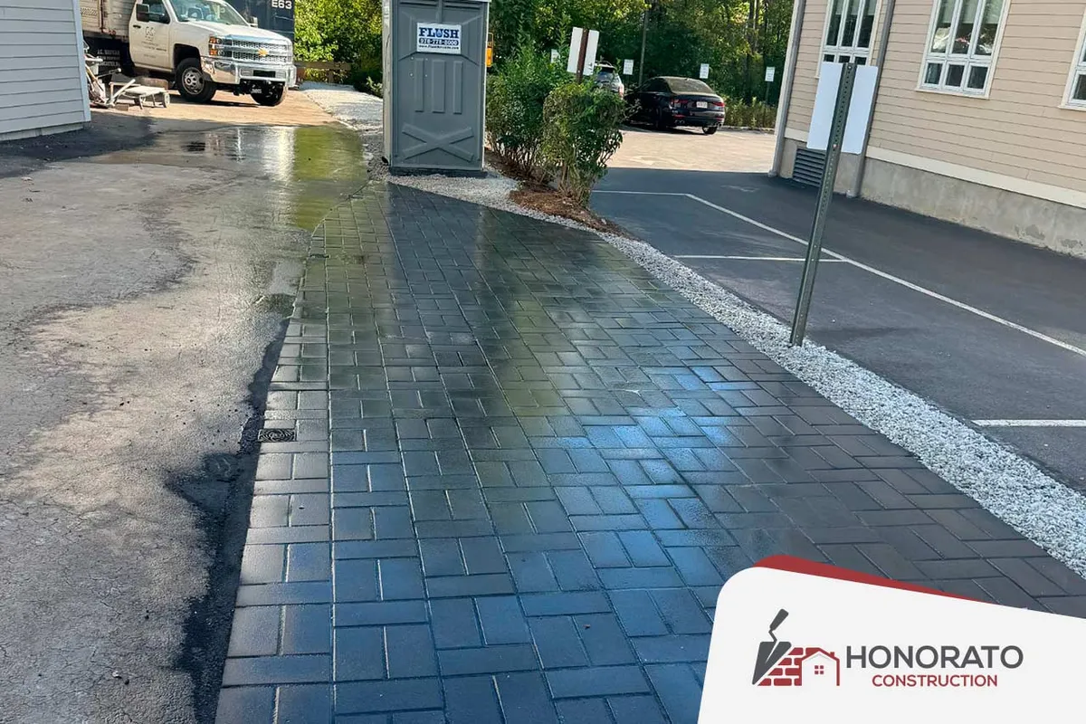 Paver Driveway — patios & walkways by Honorato Construction
