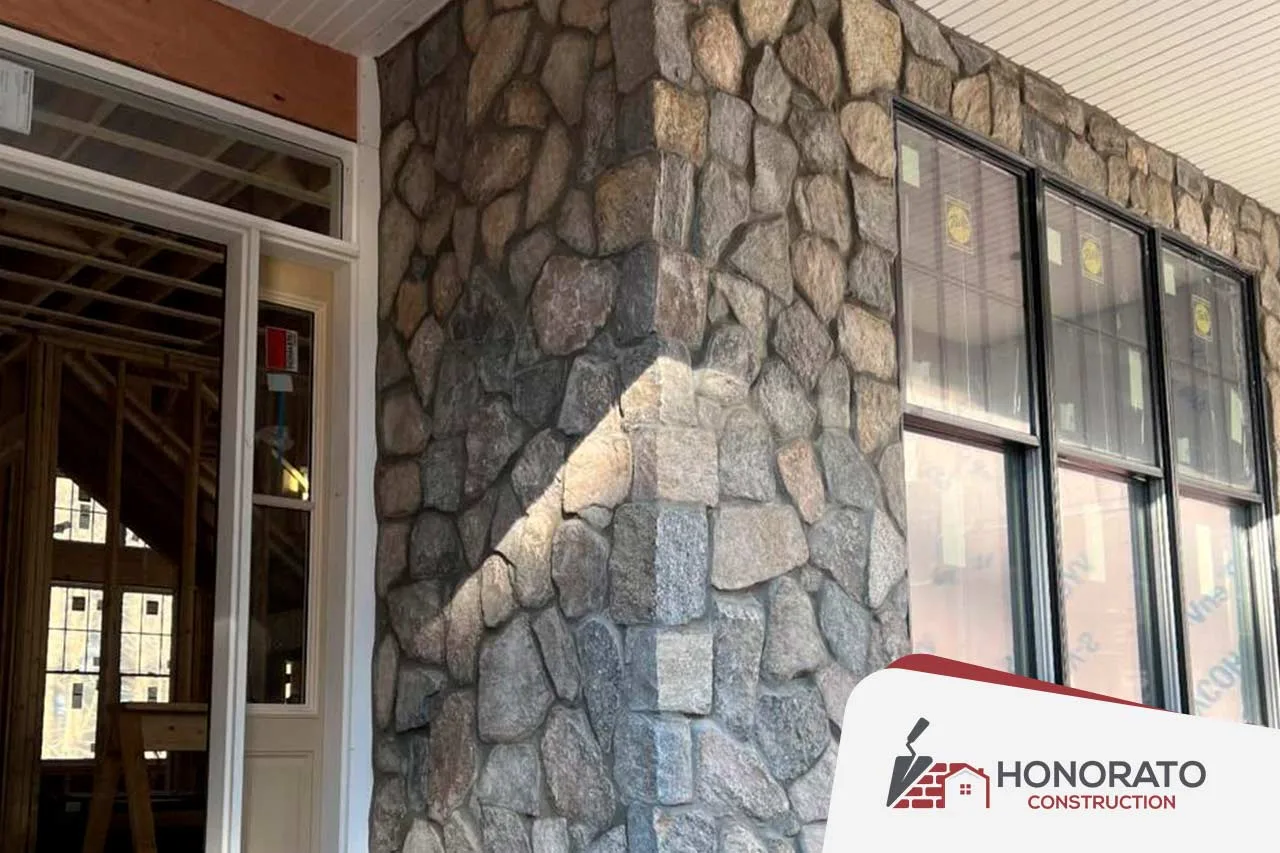Stone & Brick Veneer by Honorato Construction in Medford, MA